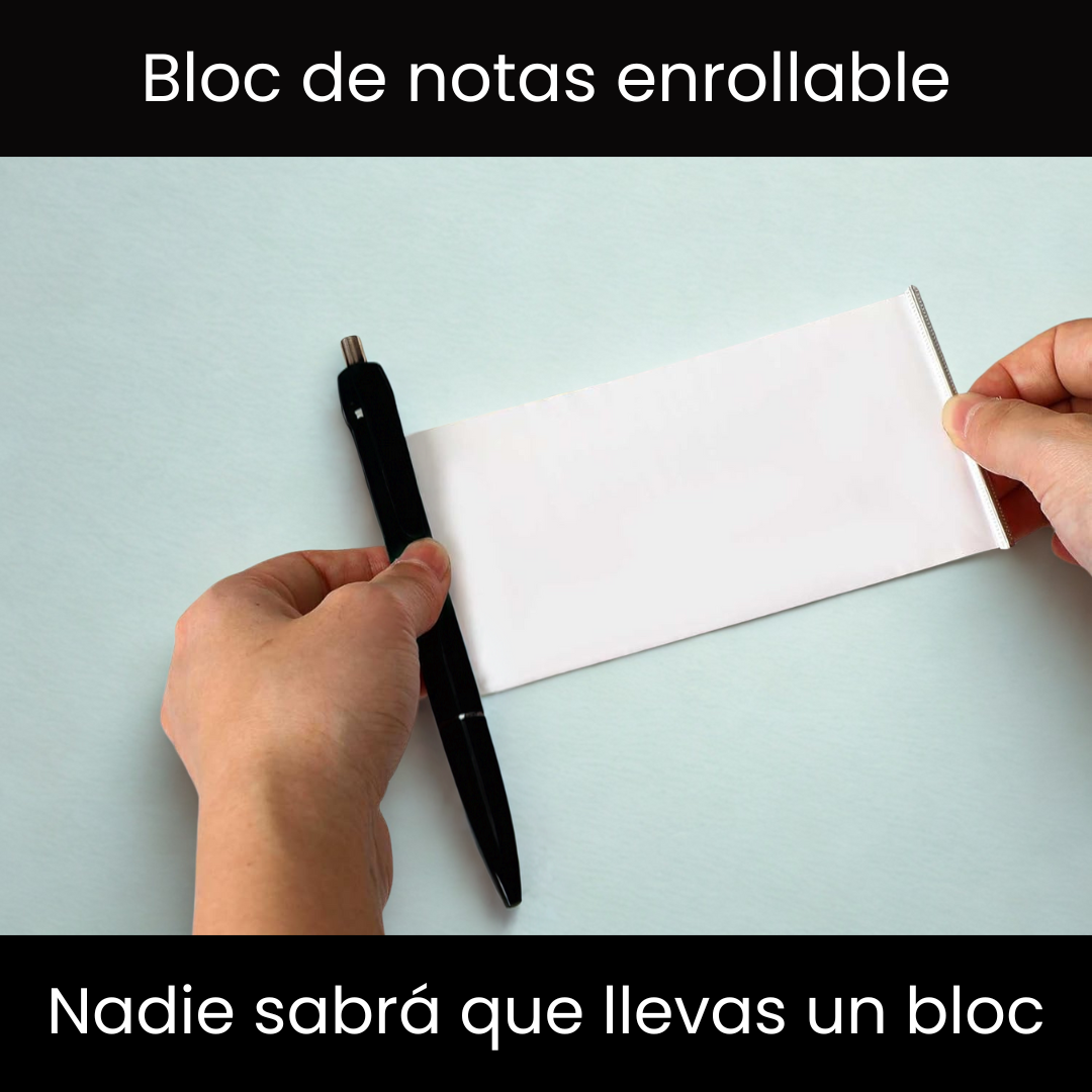 Bolígrafo con papel oculto